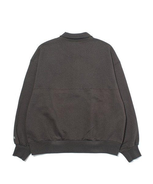 F/CE. （エフシーイー）の「F/CE. RE SWEAT POLO PO / エフシーイー リサイクル スウェット ポロ P/O（スウェット・メンズ・グリーン/チャコール/アイボリー・MEDIUM/LARGE/SMALL）」の5枚目の写真