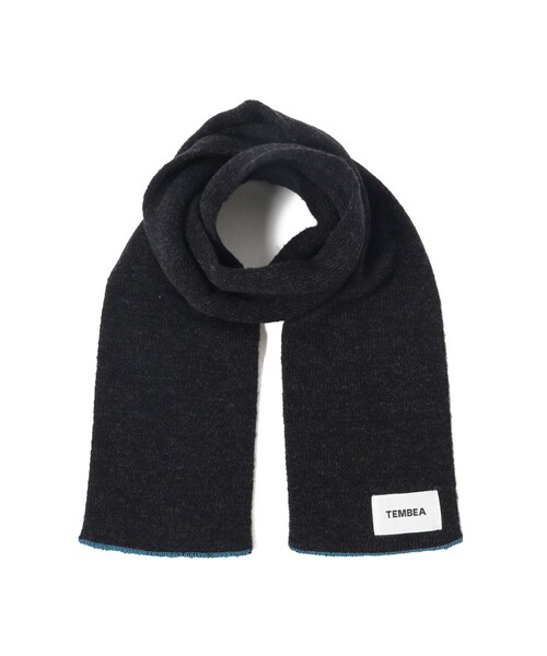 TEMBEA（テンベア）の「TEMBEA / マフラー 2024（マフラー・キッズ・グレー/イエロー系その他4/ブラウン系その他5/チャコールグレー・ONE SIZE）」の2枚目の写真