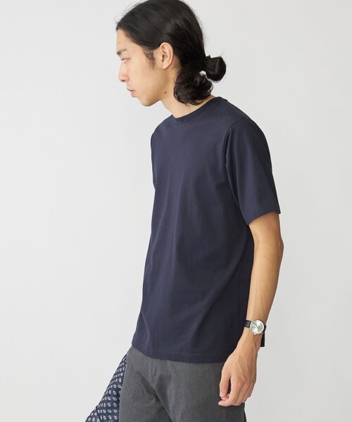 SHIPS（シップス）の「SHIPS:〈抗菌加工〉コットン クルーネック Tシャツ（Tシャツ/カットソー・メンズ・ホワイト/ブラック/ネイビー・LARGE/MEDIUM/SMALL/X-LARGE）」の11枚目の写真