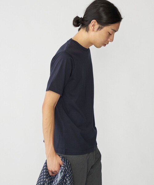 SHIPS（シップス）の「SHIPS:〈抗菌加工〉コットン クルーネック Tシャツ（Tシャツ/カットソー・メンズ・ホワイト/ブラック/ネイビー・LARGE/MEDIUM/SMALL/X-LARGE）」の13枚目の写真