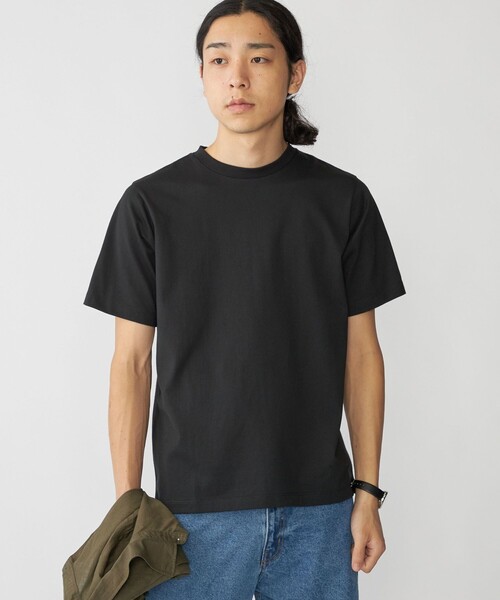 SHIPS（シップス）の「SHIPS:〈抗菌加工〉コットン クルーネック Tシャツ（Tシャツ/カットソー・メンズ・ホワイト/ブラック/ネイビー・LARGE/MEDIUM/SMALL/X-LARGE）」の15枚目の写真