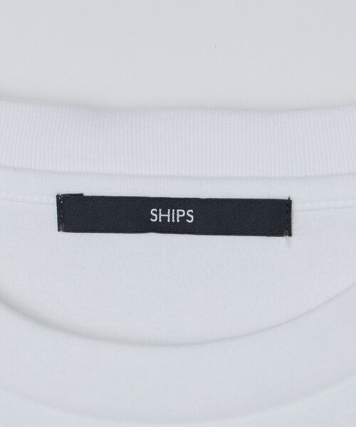 SHIPS（シップス）の「SHIPS:〈抗菌加工〉コットン クルーネック Tシャツ（Tシャツ/カットソー・メンズ・ホワイト/ブラック/ネイビー・LARGE/MEDIUM/SMALL/X-LARGE）」の20枚目の写真