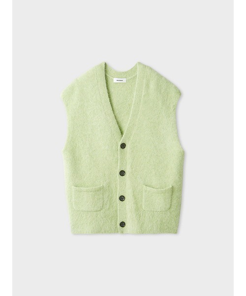 極美品　MIESROHE ミースロエ　22AW シャギーベスト　暖かい 2025年最新】Miesrohe シャギーニットベストの人気アイテム