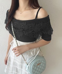レースオフショルニットプルオーバー【ZOZOTOWN限定アイテム】