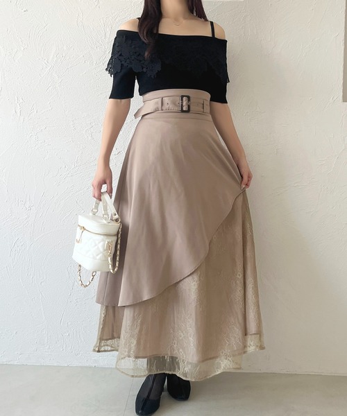 apres jour(アプレジュール)の「レースオフショルニットプルオーバー【ZOZOTOWN限定アイテム】(ニット/セーター・レディース・ラベンダー/オフホワイト/ブラック・X-LARGE/フリー)」の19枚目の写真