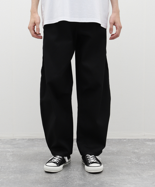 JOURNAL STANDARD(ジャーナルスタンダード)の「TCツイル カーブパンツ(チノパンツ・メンズ・ブラック/グレー/ベージュ系その他・MEDIUM/LARGE)」の1枚目の写真