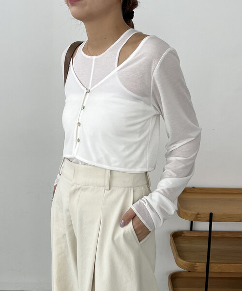 CAPRICIEUX LE'MAGE（カプリシューレマージュ）の「タンクSETクロップ