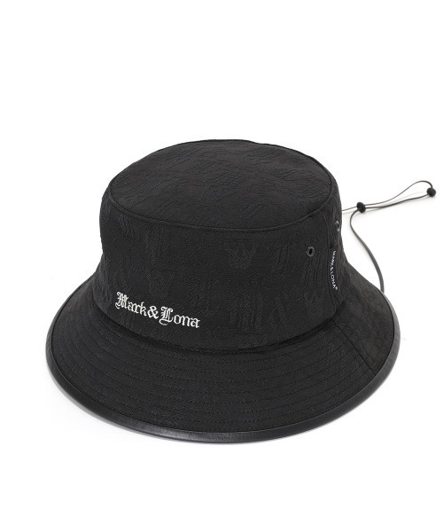 MARK&amp;LONA - マーク＆ロナ★Pave Bucket Hat バケットハット 男女兼用ブラック黒 2024最新 バケットハット MARK&LONA 】 マークアンドロナ 新品未