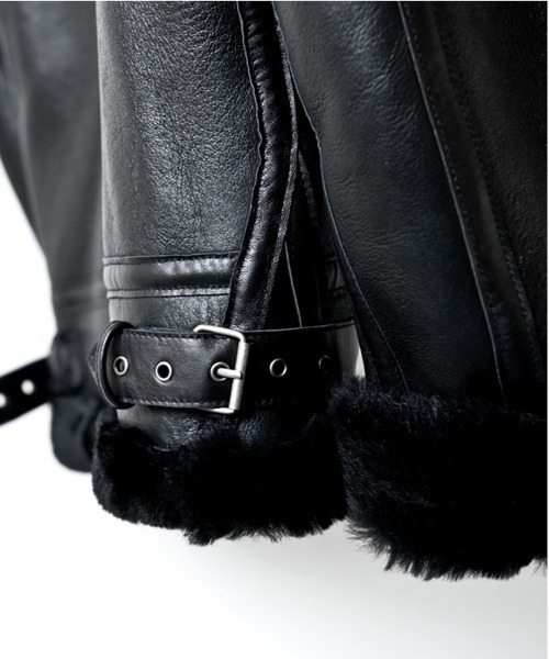 BOMBER(ボンバー)B-3 リアルムートン ボンバージャケット（ムートン