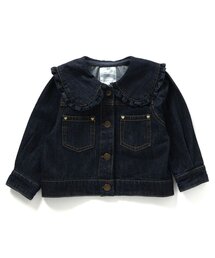 apres les cours | ビッグカラーデニムジャケット(デニムジャケット)