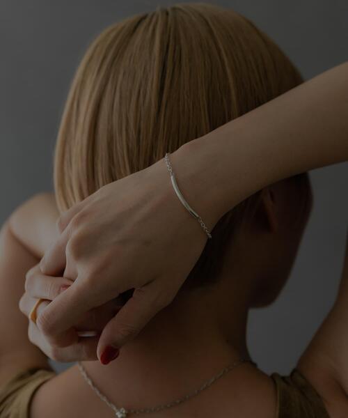SMELLY（スメリー）の「SMELLY so’　bar combination bracelet（ブレスレット・レディース・シルバー・-）」の2枚目の写真