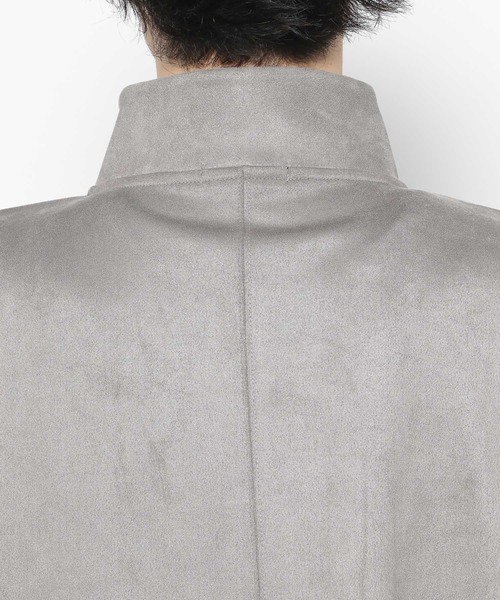 HARE(ハレ)の「SOFTフェイクスウェードハーフZIPプルオーバー(HARE)(スウェット・メンズ・ブラック/グレー/パープル/オレンジ・SMALL/MEDIUM)」の22枚目の写真