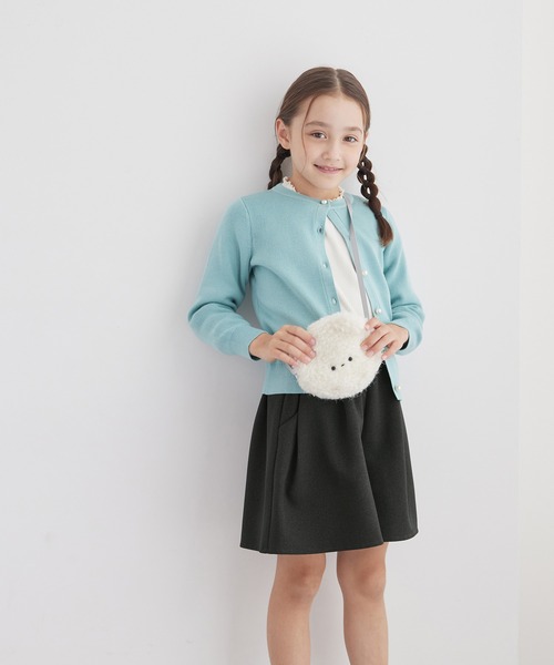 ROPE' PICNIC（ロペピクニック）の「【KIDS】キュロットパンツ/リンクコーデ・WEB限定サイズ:110cm（その他パンツ・キッズ・ベージュ/チャコールグレー・110/120/130/140/150）」の3枚目の写真