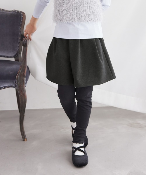 ROPE' PICNIC（ロペピクニック）の「【KIDS】キュロットパンツ/リンクコーデ・WEB限定サイズ:110cm（その他パンツ・キッズ・ベージュ/チャコールグレー・110/120/130/140/150）」の10枚目の写真