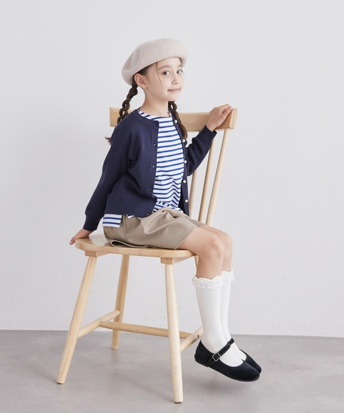 ROPE' PICNIC（ロペピクニック）の「【KIDS】キュロットパンツ/リンクコーデ・WEB限定サイズ:110cm（その他パンツ・キッズ・ベージュ/チャコールグレー・110/120/130/140/150）」の11枚目の写真