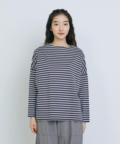 【セール】ポンチバスクシャツ（Tシャツ/カットソー）｜conges payes ADIEU TRISTESSE（コンジェ ペイエ アデュートリステス）