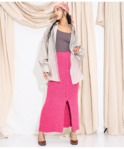 Settimissimo（セッティミッシモ）の「ニュアンスパターンシアーオーバーシャツ（シャツ/ブラウス・レディース・オフホワイト/イエロー・FREE）」の13枚目の写真