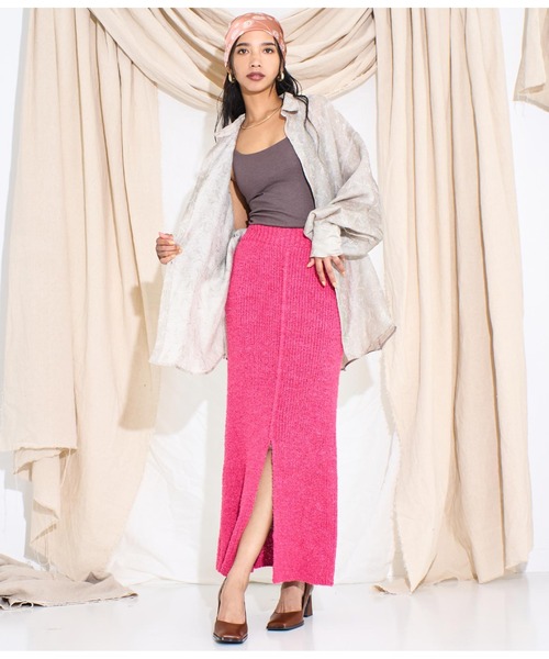 Settimissimo（セッティミッシモ）の「ニュアンスパターンシアーオーバーシャツ（シャツ/ブラウス・レディース・オフホワイト/イエロー・FREE）」の14枚目の写真