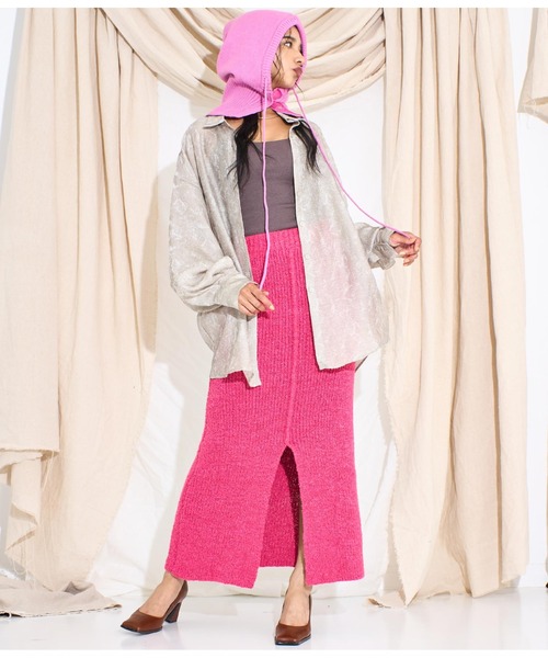 Settimissimo（セッティミッシモ）の「ニュアンスパターンシアーオーバーシャツ（シャツ/ブラウス・レディース・オフホワイト/イエロー・FREE）」の18枚目の写真