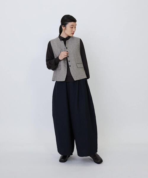 journal standard luxeリネンコットンギャバジン ベスト journalstandardluxe リネンコットンベスト - メルカリ