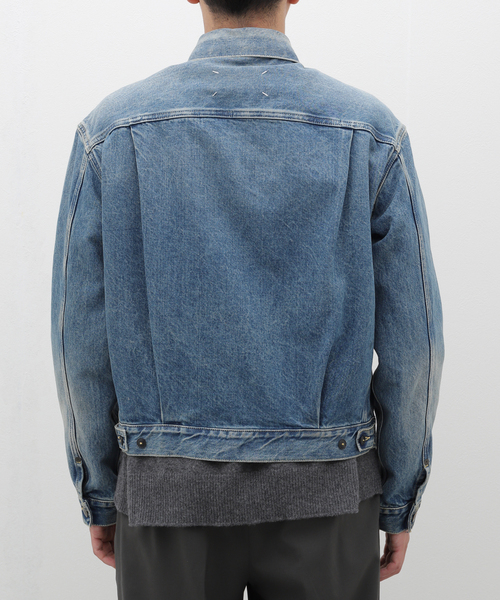 Maison Margiela（メゾンマルジェラ）の「Maison Margiela(メゾン マルジェラ) Denim 2nd type Trucker S50AM0628/S30561（デニムジャケット・メンズ・ブルー系その他・52/50）」の4枚目の写真