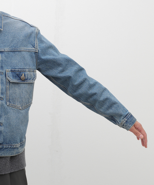 Maison Margiela（メゾンマルジェラ）の「Maison Margiela(メゾン マルジェラ) Denim 2nd type Trucker S50AM0628/S30561（デニムジャケット・メンズ・ブルー系その他・52/50）」の7枚目の写真