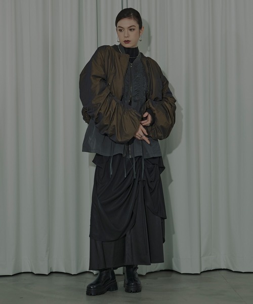 Ezick（エジック）の「Volume sleeve short MA-1（MA-1）」 - WEAR