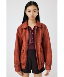 MOUSSY | F/LEATHER A-2 FLIGHT ジャケット(その他アウター)