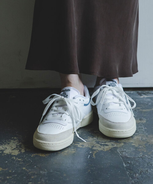 Noble(ノーブル)の「Reebok/リーボック CLUB C 85(スニーカー・レディース・ホワイト・25cm/24.5cm/24cm/23.5cm/23cm)」の9枚目の写真
