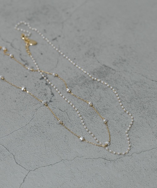 SMELLY（スメリー）の「パール2セットネックレス（ネックレス・レディース・ゴールド系その他・-）」の6枚目の写真