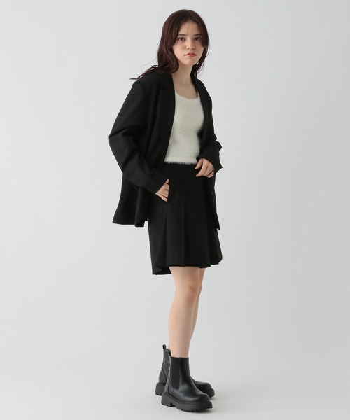 GLOBAL WORK(グローバルワーク)の「大人見えジャケット/AND YUA ANY/115791(テーラードジャケット・キッズ・ブラック/チャコールグレー・FREE)」の12枚目の写真