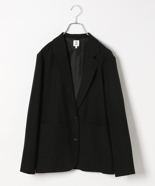 GLOBAL WORK(グローバルワーク)の「大人見えジャケット/AND YUA ANY/115791(テーラードジャケット・キッズ・ブラック/チャコールグレー・FREE)」の20枚目の写真