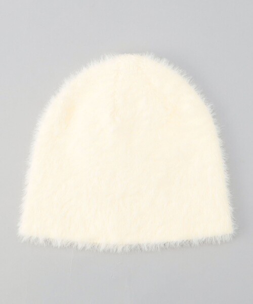 coen(コーエン)の「フェザーヤーンニットワッチ(ニットキャップ/ビーニー・レディース・オフホワイト/モカ/ライトブルー・FREE)」の1枚目の写真