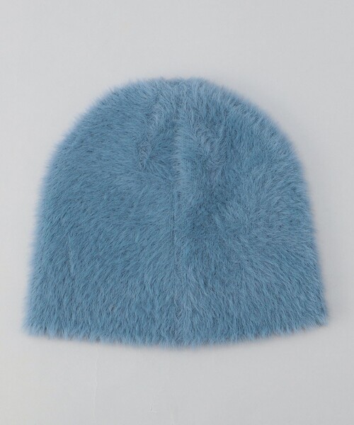 coen(コーエン)の「フェザーヤーンニットワッチ(ニットキャップ/ビーニー・レディース・オフホワイト/モカ/ライトブルー・FREE)」の3枚目の写真