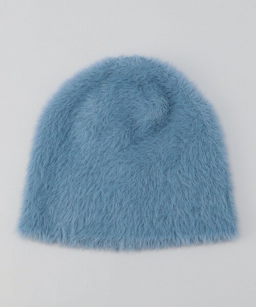 coen(コーエン)の「フェザーヤーンニットワッチ(ニットキャップ/ビーニー・レディース・オフホワイト/モカ/ライトブルー・FREE)」の7枚目の写真