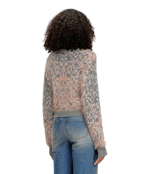 DIESEL(ディーゼル)の「レディース ニット Vネック(ニット/セーター・レディース・ピンク系その他・SMALL/MEDIUM/X-SMALL/LARGE)」の4枚目の写真