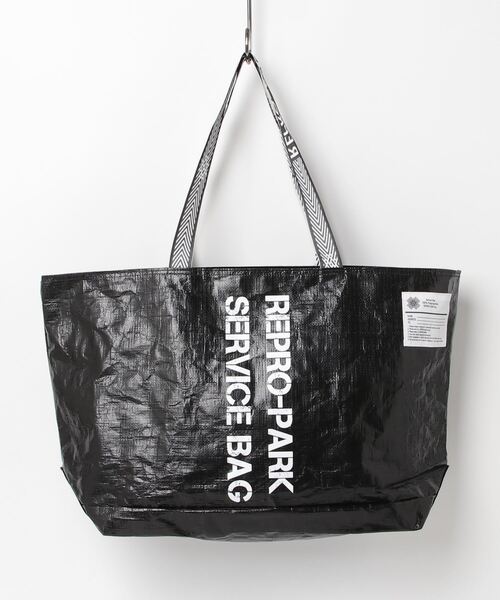TATRAS CONCEPT STORE（タトラスコンセプトストア）の「REPRO PARK(リプロパーク) Middle tote Bag（トートバッグ・レディース・アイボリー/ブラック/イエロー/オレンジ/パープル/ネイビー/グリーン/ホワイト・M）」の4枚目の写真