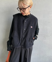 [DANTON/ダントン] フリースノーカラーベスト