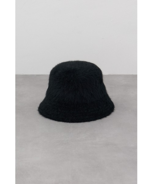 AZUL by moussy(アズールバイマウジー)の「シャギーバケットハット(ハット・レディース・アイボリー/ブラック/ライトグレー・FREE)」の11枚目の写真