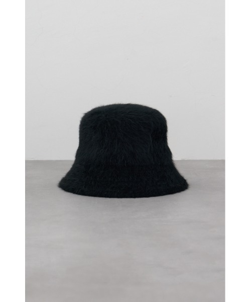 AZUL by moussy(アズールバイマウジー)の「シャギーバケットハット(ハット・レディース・アイボリー/ブラック/ライトグレー・FREE)」の12枚目の写真