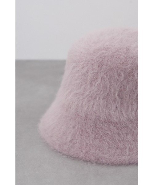 AZUL by moussy(アズールバイマウジー)の「シャギーバケットハット(ハット・レディース・アイボリー/ブラック/ライトグレー・FREE)」の20枚目の写真