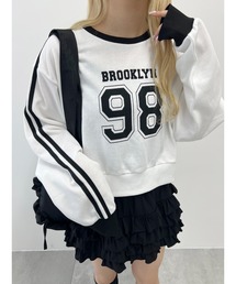 【PHIILY】2ラインナンバリングスウェット