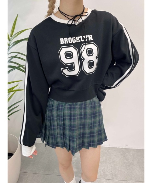 PHILLY（フィリー）の「【PHIILY】2ラインナンバリングスウェット（スウェット・レディース・ブラック/ホワイト/ネイビー・FREE）」の12枚目の写真