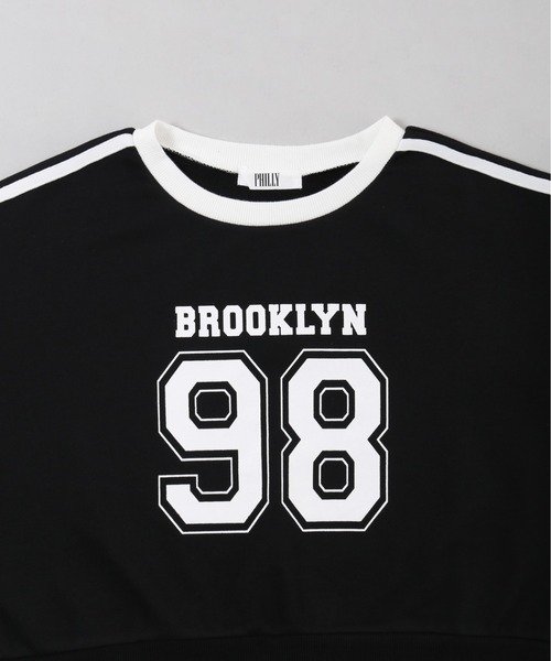 PHILLY（フィリー）の「【PHIILY】2ラインナンバリングスウェット（スウェット・レディース・ブラック/ホワイト/ネイビー・FREE）」の20枚目の写真