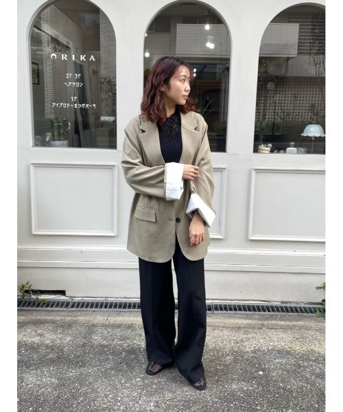 titivate（ティティベイト）の「シアーレーストップス（Tシャツ/カットソー・レディース・ブラック/アイボリー/オフホワイト/ホワイト系その他/クリーム/ブラック系その他・S/M/L）」の21枚目の写真