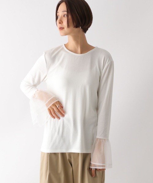 LEPSIM（レプシィム）の「袖アソート長袖レイヤード　151561（Tシャツ/カットソー・レディース・オフホワイト/ホワイト/ホワイト系その他・FREE）」の12枚目の写真