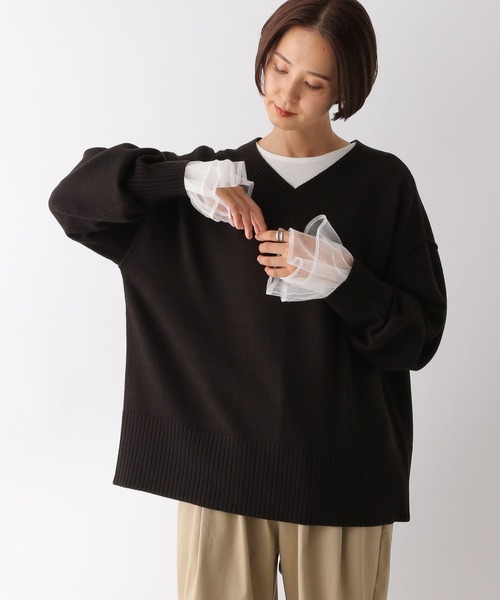 LEPSIM（レプシィム）の「袖アソート長袖レイヤード　151561（Tシャツ/カットソー・レディース・オフホワイト/ホワイト/ホワイト系その他・FREE）」の15枚目の写真