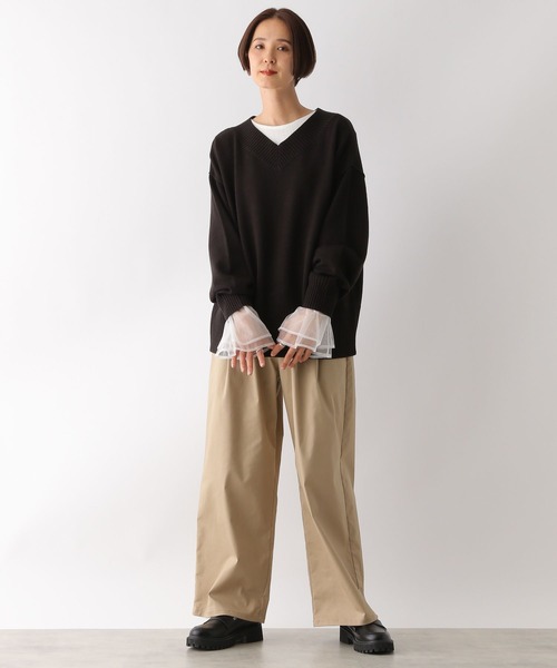 LEPSIM（レプシィム）の「袖アソート長袖レイヤード　151561（Tシャツ/カットソー・レディース・オフホワイト/ホワイト/ホワイト系その他・FREE）」の18枚目の写真