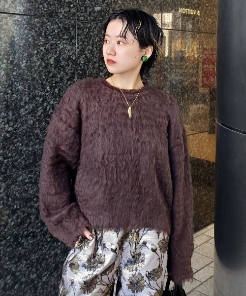 【セール】ニットプルオーバー（ニット/セーター）｜ROSE BUD（ローズバッド）