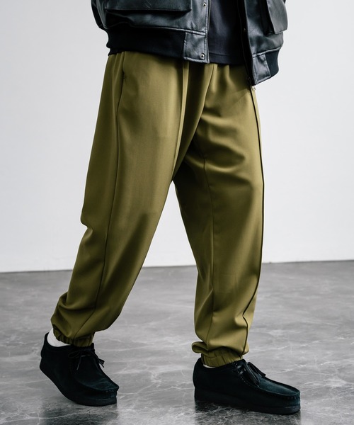 【セール】センターシームワイドテーパードストレッチイージーパンツ（その他パンツ）｜Rocky Monroe（ロッキーモンロー）